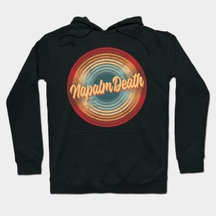 napalm death vintage circle Hoodie